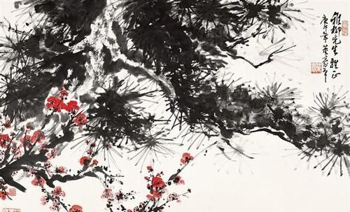岁寒三友的名画真品图