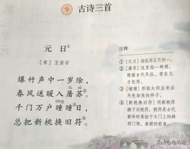 ​春风送暖入屠苏的入是什么意思（上一句爆竹声中一岁除赏析）