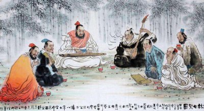 ​竹林七贤是指哪七部分 竹林七贤七部分的典故