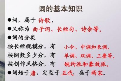 ​宋词的特点，唐诗的魅力和宋词的魅力个字有什么特点？