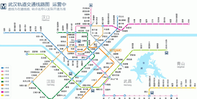 武汉地铁3号线线路图：武汉地铁3号线途经哪些站
