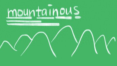 ​mountainous什么意思
