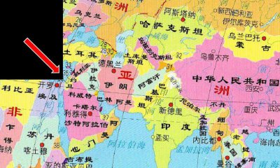 ​以色列在地图上的位置(以色列地理位置在哪，国家有多大)
