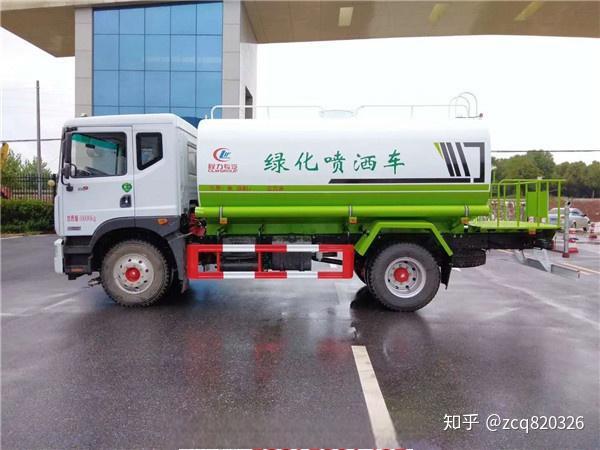 国六东风D9康机230马力14.6方洒水车-