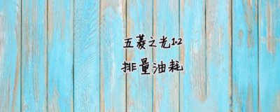 ​五菱之光1.2排量油耗
