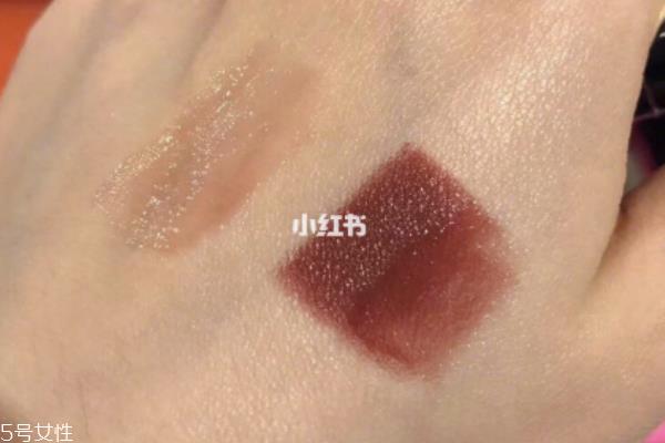 兰蔻双头唇釉10试色 森絵梨佳杂志同款颜色