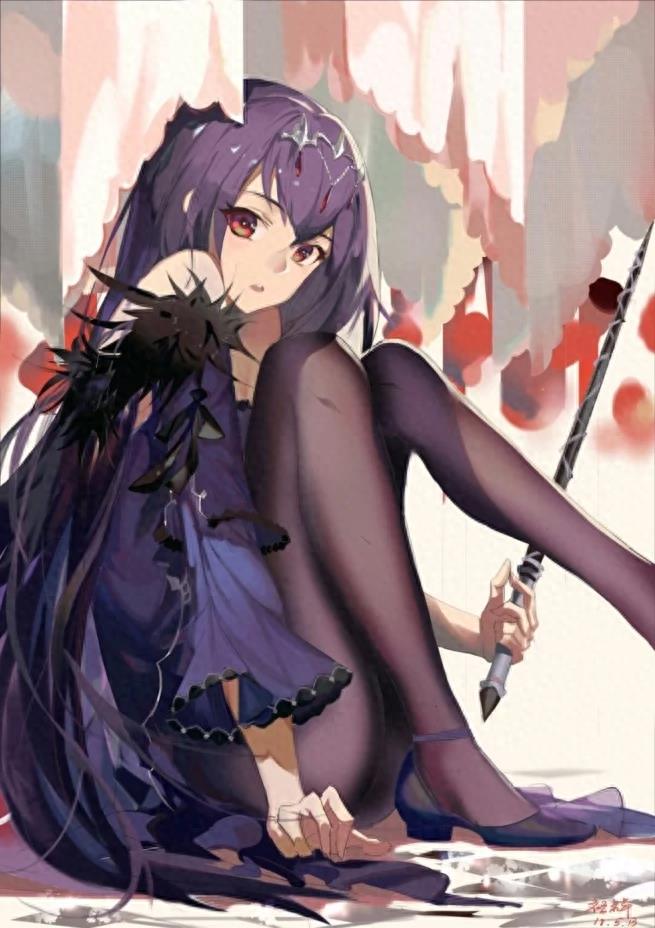 FGO中因为年龄问题被万年玩梗的紫发美少女——斯卡哈