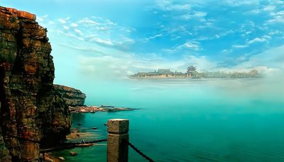 ​时空错乱？海南出现的海市蜃楼，为何蜃景会出现古建筑物和古人？