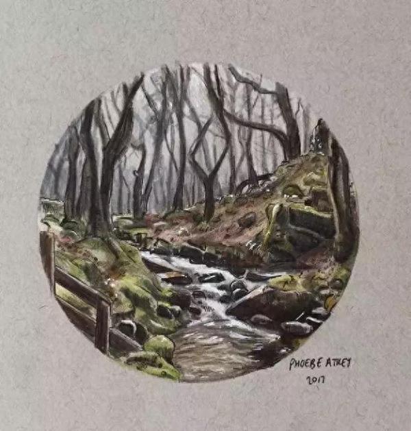 用彩铅画出来的风景，比真实的还要美！逼真又好看！
