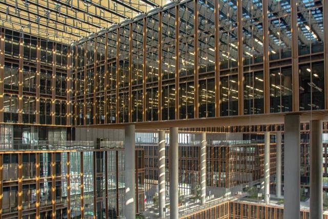 亚投行北京总部大楼设计 亚投行总部大楼暨亚洲金融大厦竣工(16)