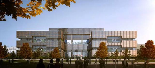 亚投行北京总部大楼设计 亚投行总部大楼暨亚洲金融大厦竣工(1)