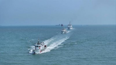 ​海事部门在台湾海峡西侧水域开展联合巡航活动