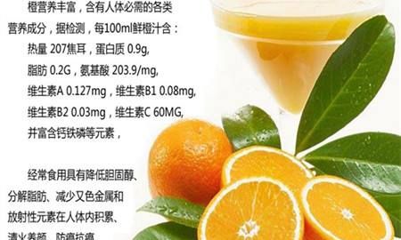 经常吃橙子对身体有什么好处和坏处