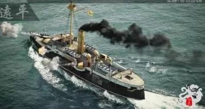 ​中国人自己制造的第一艘钢甲舰-平远号巡洋舰