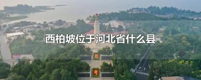 ​西柏坡位于河北省什么县