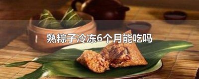 ​生粽子冷冻6个月能吃吗 粽子放急冻里六个月后能吃吗