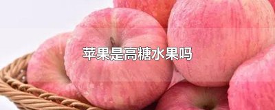 ​苹果是高糖水果吗