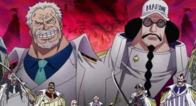 ​海贼王：海军四位少将实力排名，有一位竟是女的！