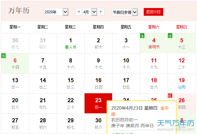 每年4月23日是什么节日（公历4月23日所属的节日简介）