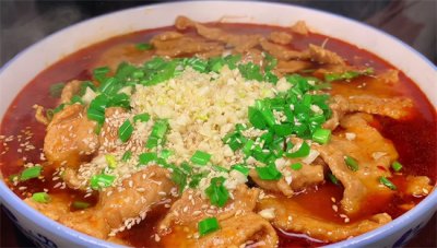 ​正宗水煮肉片制作过程分享，还没看完我就饿了