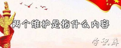 ​两个维护是什么 介绍两个维护的内容