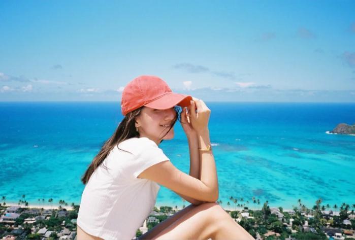 林峯前女友吴千语晒罕见性感照，一双大长腿让人挪不开眼