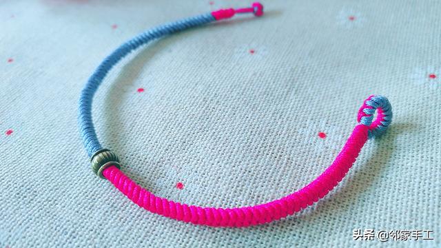 手工编织手链金刚结（包芯金刚结图文教程）(1)
