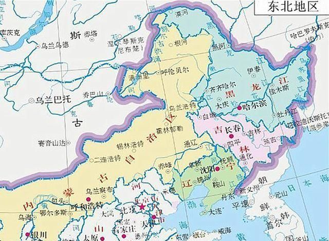 东三省省会，东北三省省会地图？图1