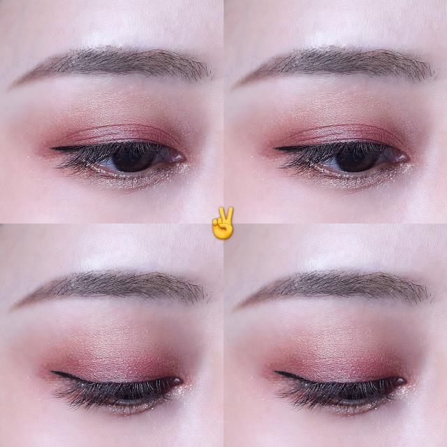 爱丽小屋四色眼影教程 爱丽小屋四色眼影色号试色