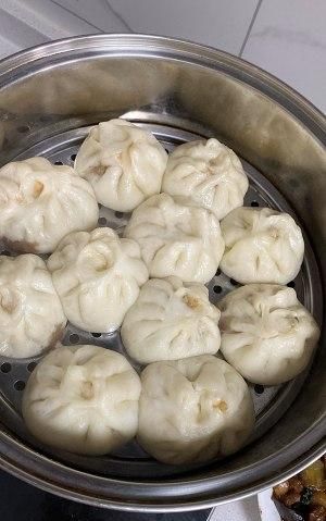 做包子过程，还有包子的配方