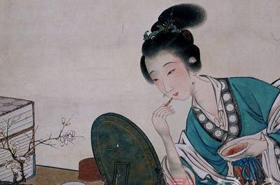 古代女子碧色画眉吗