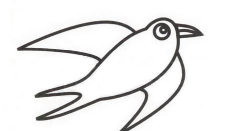 燕子怎么画，中班画小燕子怎么画？图6