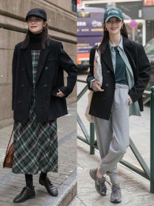 ​卫衣搭配外套小西装春季（卫衣失宠了今年都在穿）