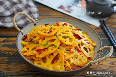 ​莲藕怎么炒才好吃？来试试这么炒，色泽好看更爽脆美味，看了就流口水