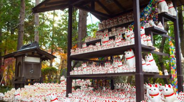 招财猫举左手什么意思,招财猫举左手表示招财还是招福呢图4