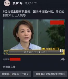 ​央视为什么解雇董卿（董卿赴美生子被曝遭央视开除）