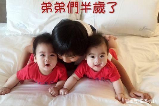 林志颖的双胞胎儿子,遗传了夫妻二人的颜值,笑起来也很漂亮
