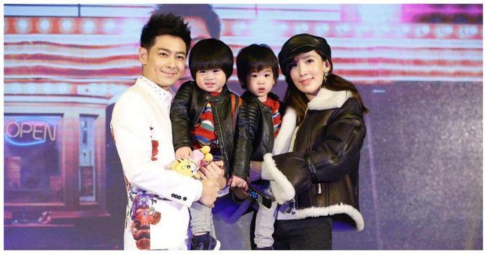 林志颖妻子晒3儿子合影，被网友赞不输林志玲，老大Kimi?超帅气