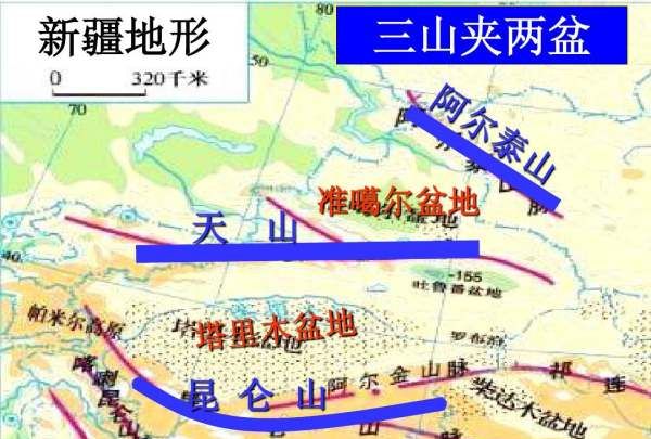 三山夹两盆,新疆号称三山夹两盆分别是什么图1