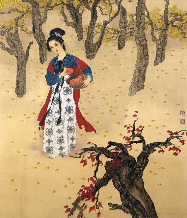 画坛伉俪——赵国经、王美芳工笔仕女欣赏