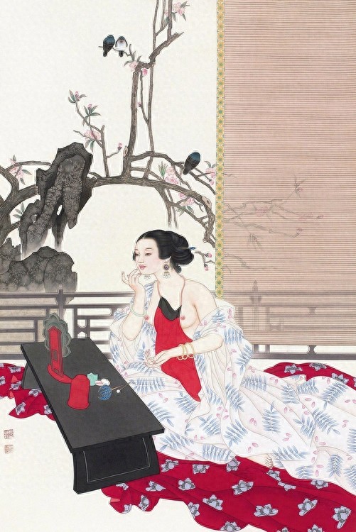 画坛伉俪——赵国经、王美芳工笔仕女欣赏