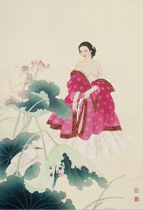 画坛伉俪——赵国经、王美芳工笔仕女欣赏