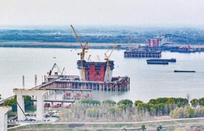 ​安徽池州长江公铁大桥预计2028年建成