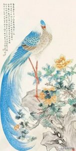 ​沈一斋的百鸟之王作品，欣赏