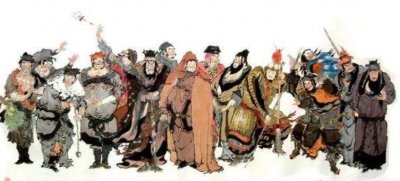 ​水浒里鲁智深纹身是牡丹花？细说水浒人物纹身