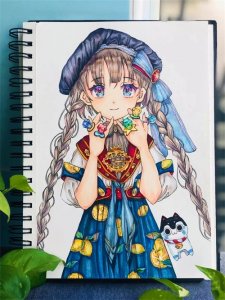 ​马克笔画教学——动漫人物系列