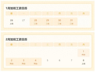 ​三倍工资！春节加班，工资这样算→