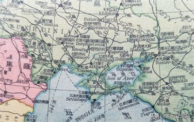 ​老地图上的克里米亚：1953年属于俄罗斯，1954年后划归乌克兰