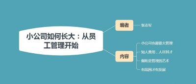 ​小公司如何长大：小公司也需要大管理！4个方面，从员工管理开始