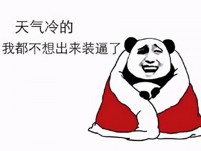 ​天气冷系列斗图表情包合集｜天气冷的，我都不想出来装13了